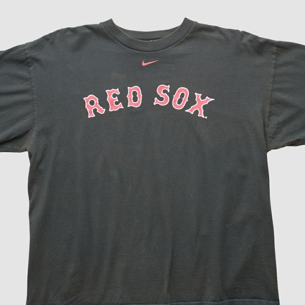 Boston Red Sox 2000s Long Sleeve T-shirt Black Vintage