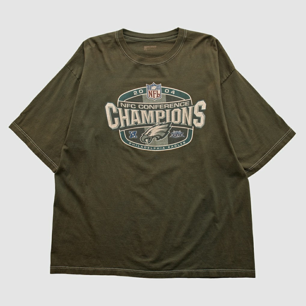 NFC Conference Champs 2004 T-shirt - Brown Vintage outlet