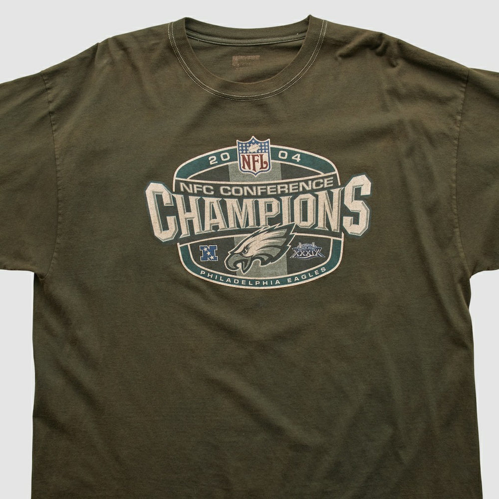 NFC Conference Champs 2004 T-shirt - Brown Vintage outlet