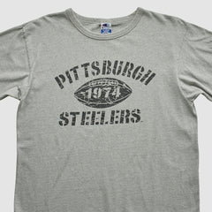 Pittsburgh Steelers Champion 90s T-shirt - Heather Gray Vintage outlet