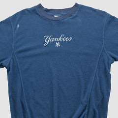 New York Yankees Lee Apparel 2000s Pullover Sweatshirt Navy Vintage