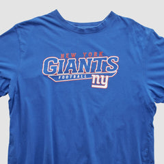 New York Giants Reebok 2000s T-shirt - Blue Vintage for sale