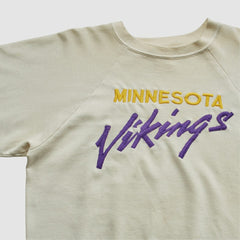 Minnesota Vikings Logo 7 80s Pullover Sweatshirt - White Vintage online