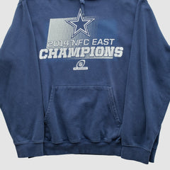 NFC East Champions 2014 Hooded Pullover Sweatshirt - Navy Vintage for sale