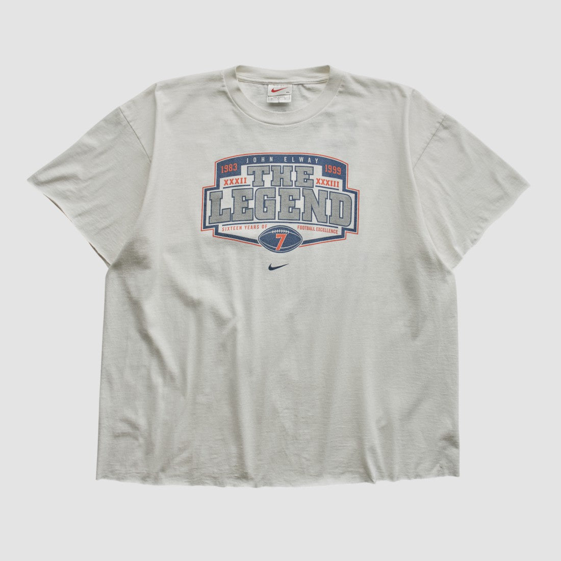 Super Bowl XXXIII MVP 1999 T-shirt - White Vintage cheap