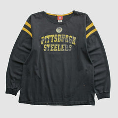 Pittsburgh Steelers NFL 2000s Long Sleeve T-shirt - Black Vintage sale