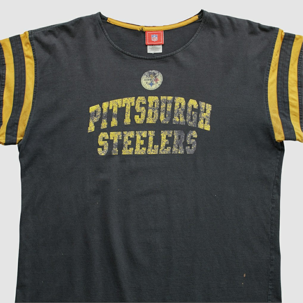 Pittsburgh Steelers NFL 2000s Long Sleeve T-shirt - Black Vintage sale