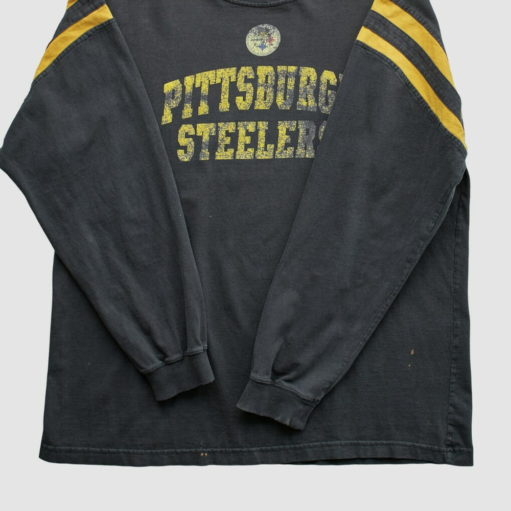 Pittsburgh Steelers NFL 2000s Long Sleeve T-shirt - Black Vintage sale