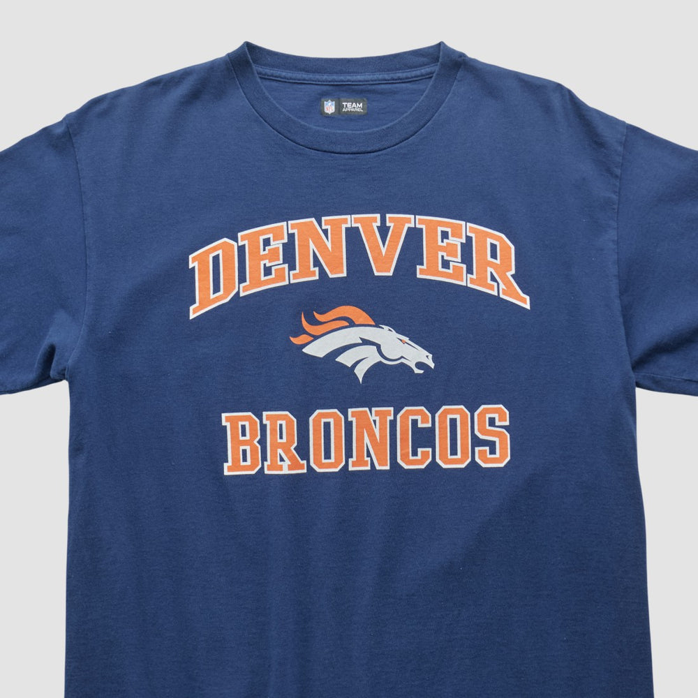 Denver Broncos NFL 2010s T-shirt - Navy Vintage for sale