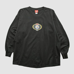 Pittsburgh Steelers NFL 2000s Long Sleeve T-shirt - Black Vintage discount