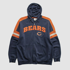 Chicago Bears NFL 2010s Hooded Full Zip Sweatshirt - Navy Vintage online