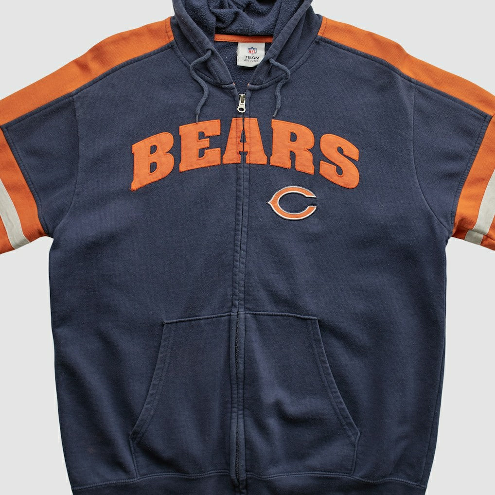 Chicago Bears NFL 2010s Hooded Full Zip Sweatshirt - Navy Vintage online