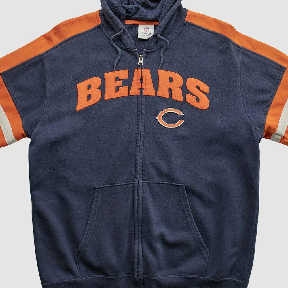 Chicago Bears NFL 2010s Hooded Full Zip Sweatshirt - Navy Vintage online