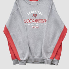 Tampa Bay Buccaneers NFL 2000s Pullover Sweatshirt - Heather Gray Vintage online
