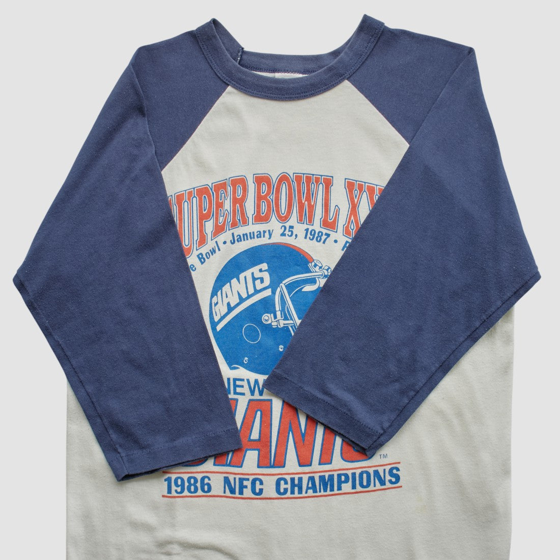 Super Bowl XXI Trench 1986 T-shirt - White Vintage cheap