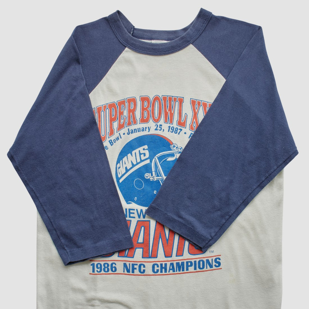 Super Bowl XXI Trench 1986 T-shirt - White Vintage cheap