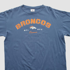 Denver Broncos NFL 2000s Long Sleeve T-shirt - Blue Vintage discount