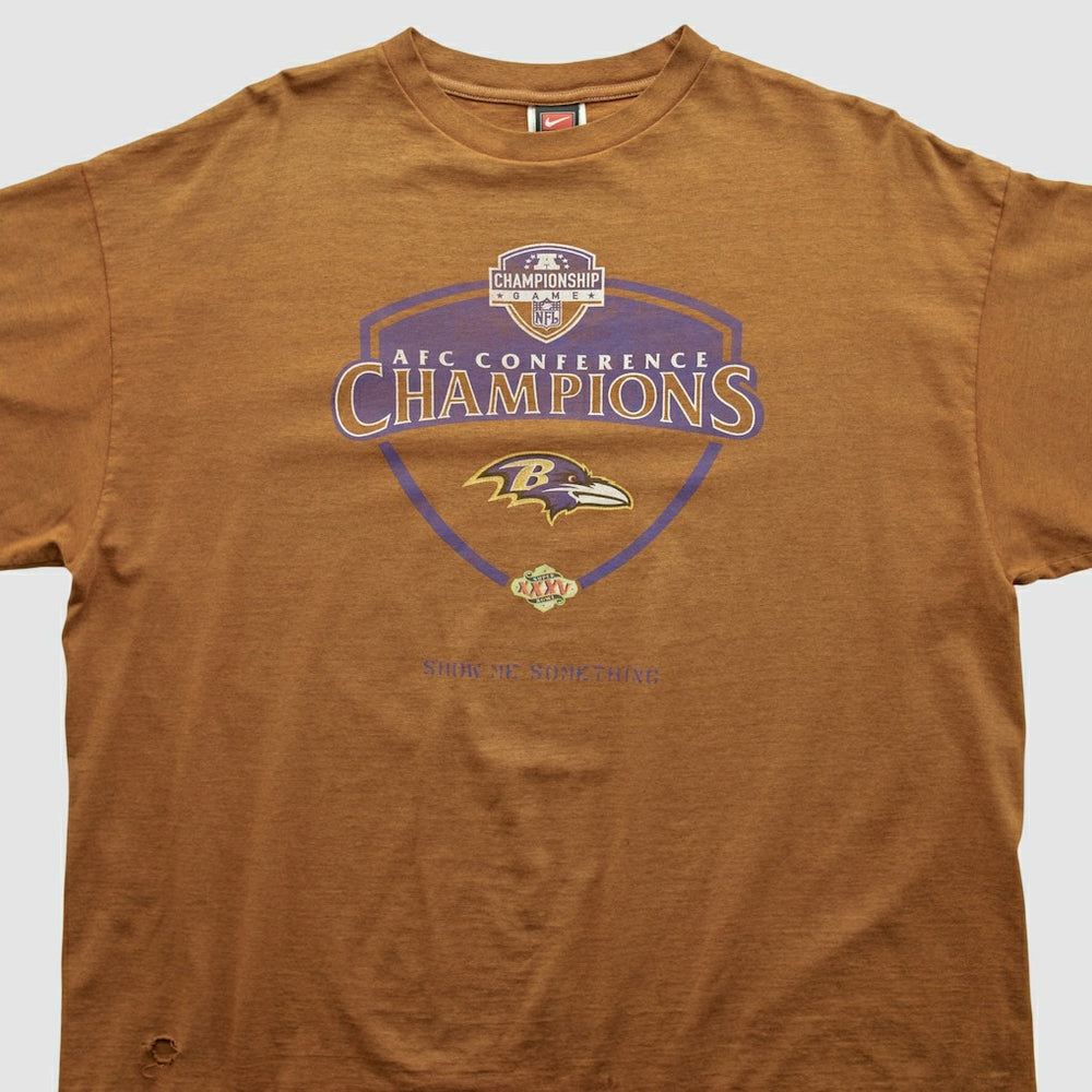 Baltimore Ravens 2001 T-shirt - Clay Vintage discount