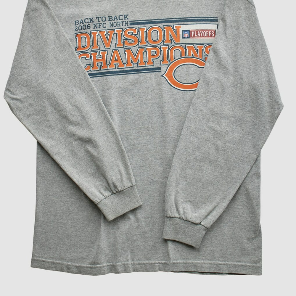 Division Champions NFL 2006 Long Sleeve T-shirt - Heather Gray Vintage discount