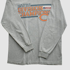 Division Champions NFL 2006 Long Sleeve T-shirt - Heather Gray Vintage discount
