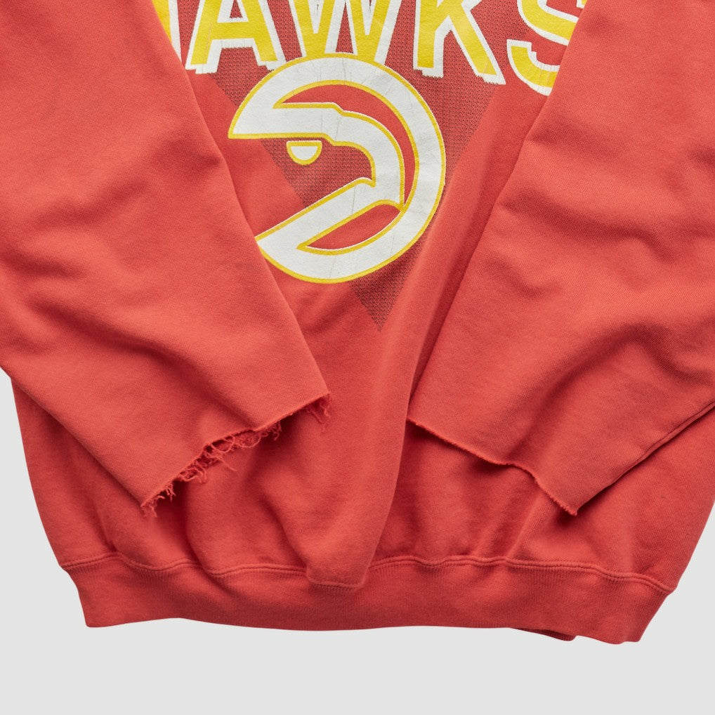 Atlanta Hawks Hanes 90s Pullover Sweatshirt - Red Vintage discount