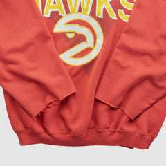 Atlanta Hawks Hanes 90s Pullover Sweatshirt - Red Vintage discount