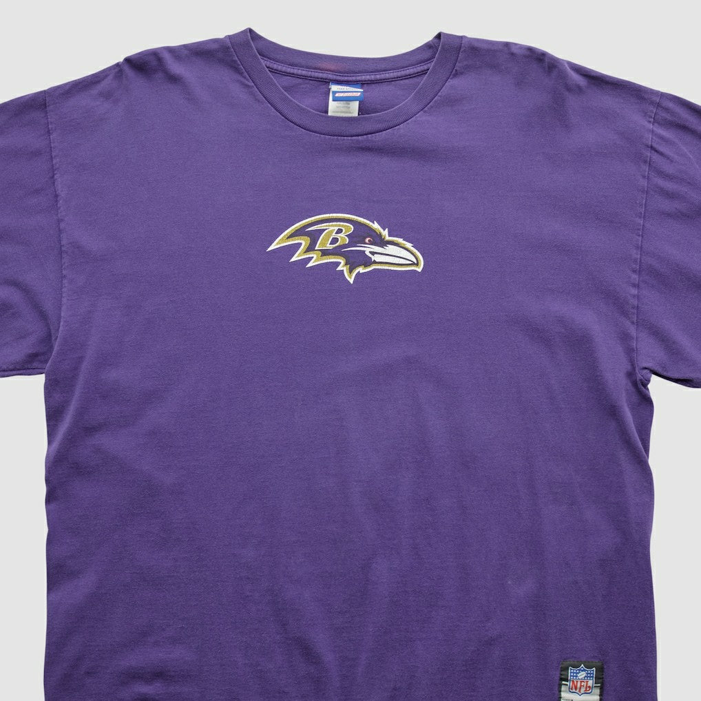 Baltimore Ravens Reebok 2000s Long Sleeve T-shirt - Purple Vintage sale