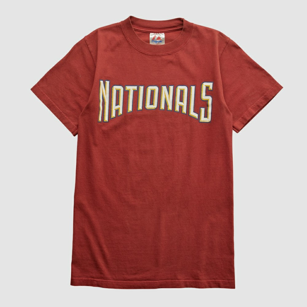 Washington Nationals Majestic 2000s T-shirt Maroon Vintage