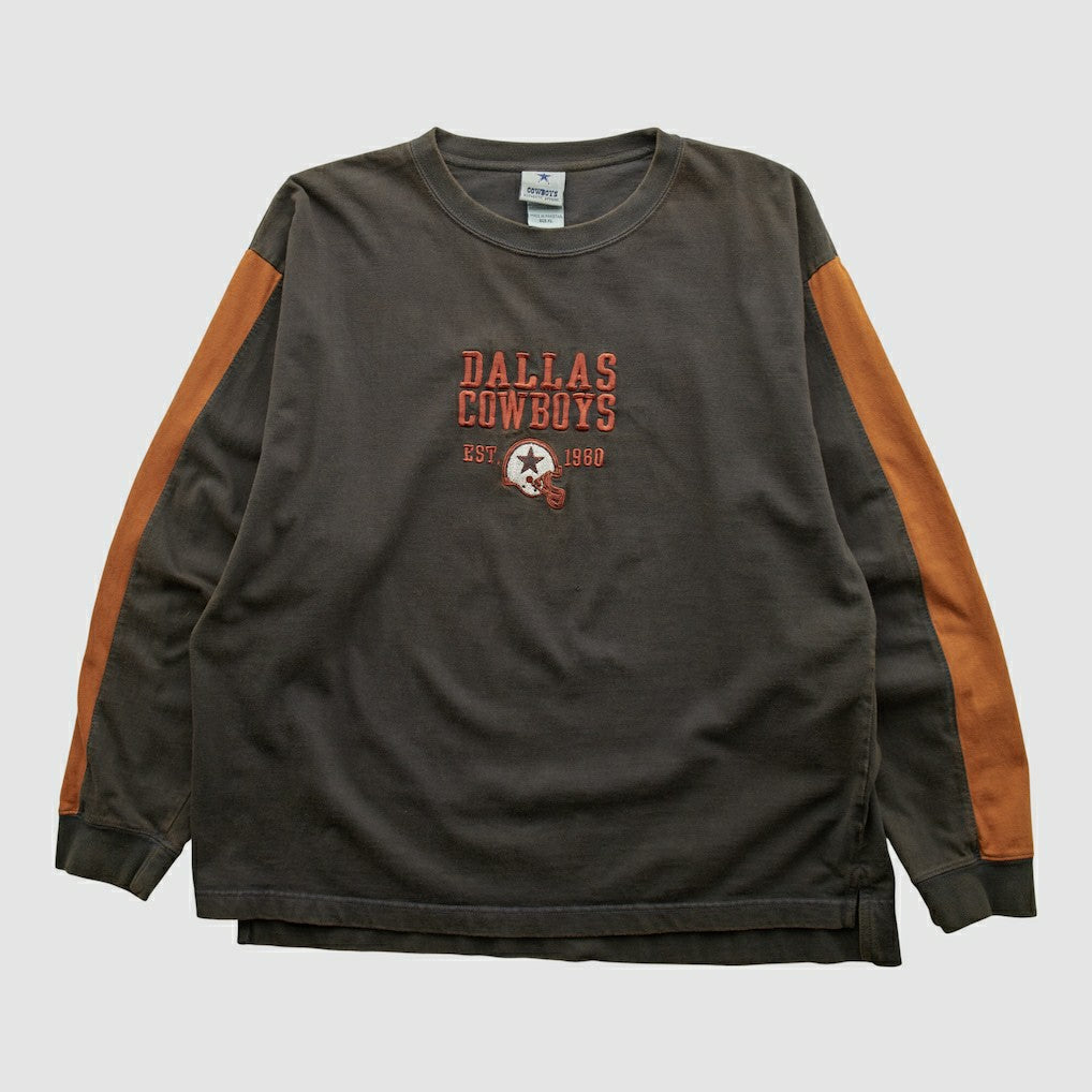 Dallas Cowboys Cowboys Authentic Apparel 2010s Long Sleeve T-shirt - Black Vintage cheap