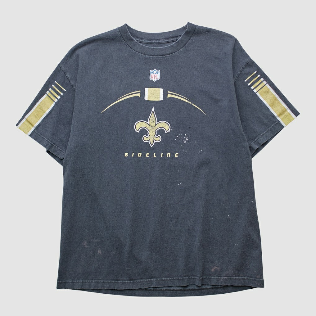 New Orleans Saints Reebok 2000s T-shirt - Black Vintage discount