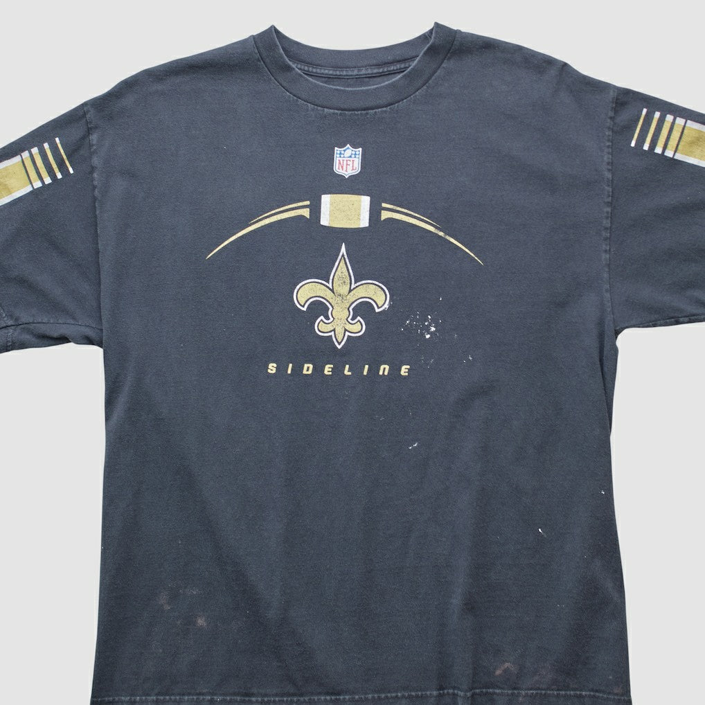 New Orleans Saints Reebok 2000s T-shirt - Black Vintage discount