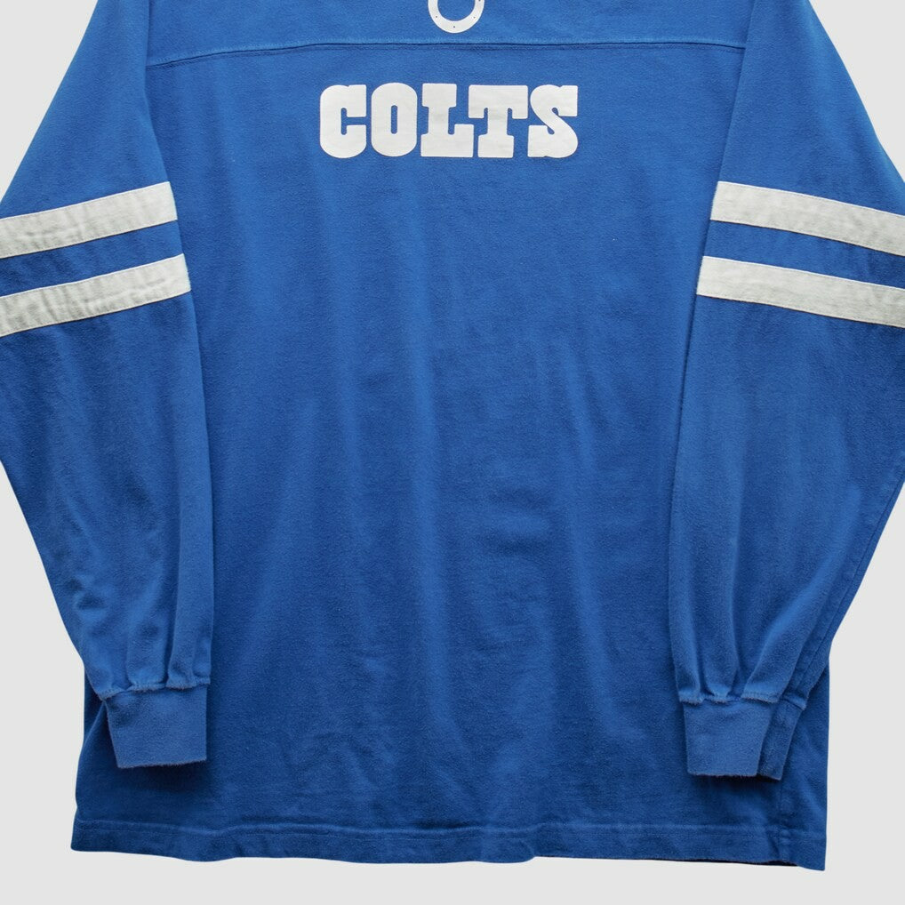Indianapolis Colts NFL 2000s Long Sleeve T-shirt - Blue Vintage for sale