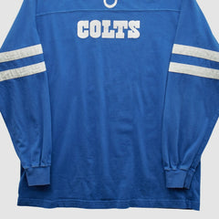 Indianapolis Colts NFL 2000s Long Sleeve T-shirt - Blue Vintage for sale