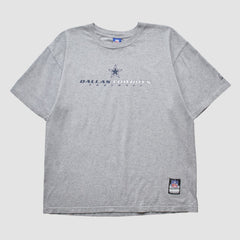 Dallas Cowboys Reebok 2000s T-shirt - Heather Gray Vintage for sale
