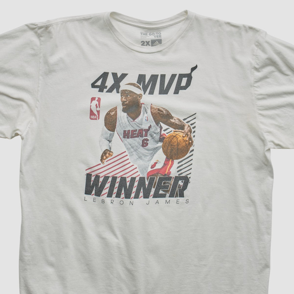 Lebron James 2010s T-shirt - White Vintage sale