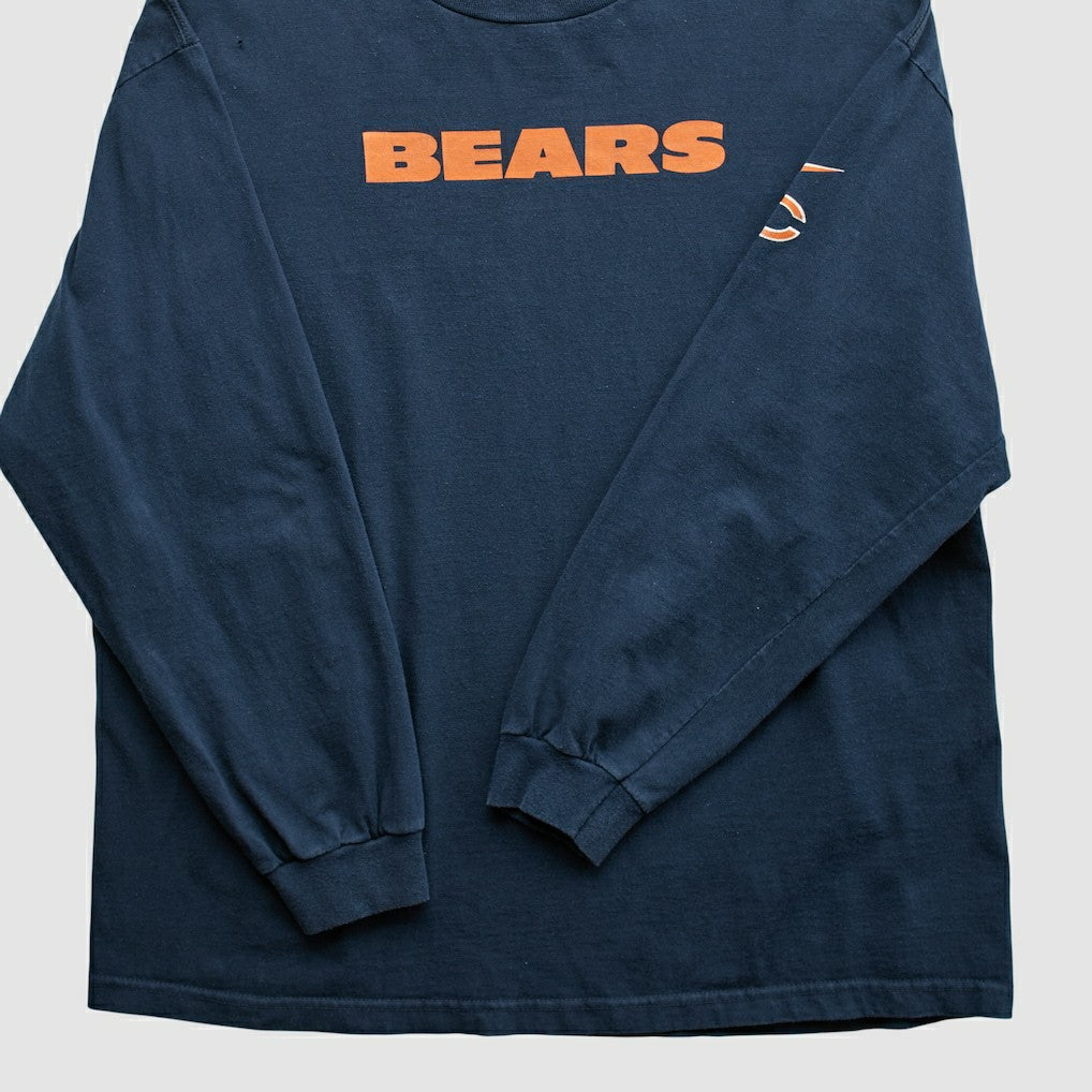 Chicago Bears NFL 2000s Long Sleeve T-shirt - Navy Vintage online