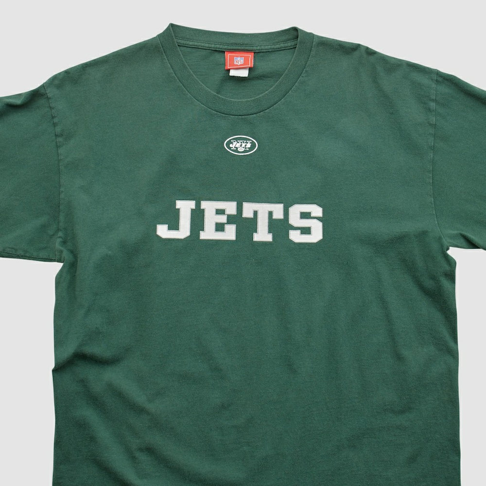 New York Jets NFL 2000s Long Sleeve T-shirt - Green Vintage cheap