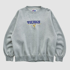 Minnesota Vikings Majestic 2000s Pullover Sweatshirt - Heather Gray Vintage sale