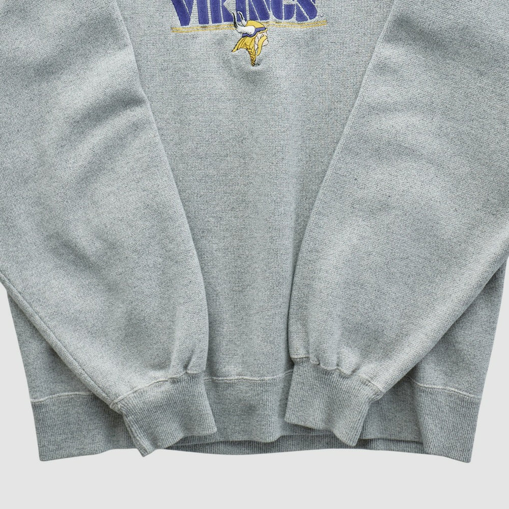Minnesota Vikings Majestic 2000s Pullover Sweatshirt - Heather Gray Vintage sale