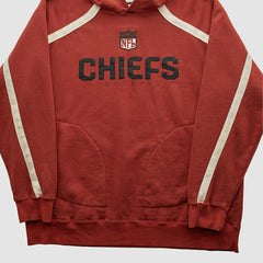 Kansas City Chiefs Reebok 2000s Hooded Pullover Sweatshirt - Red Vintage cheap