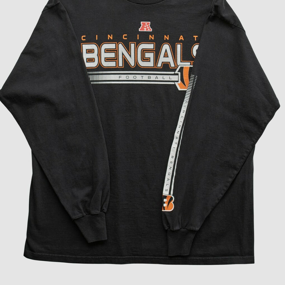 Cincinnati Bengals NFL 2010s Long Sleeve T-shirt - Black Vintage sale
