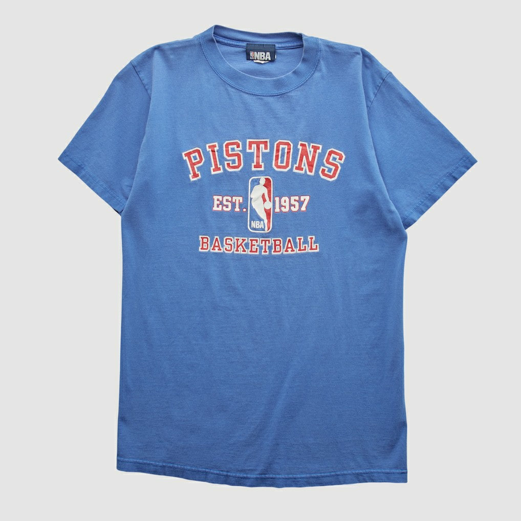 Detroit Pistons NBA 2000s T-shirt sale - Blue Vintage on sale