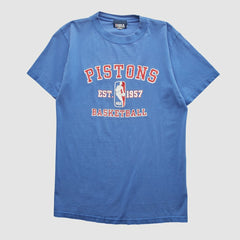 Detroit Pistons NBA 2000s T-shirt sale - Blue Vintage on sale
