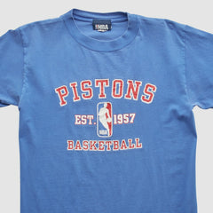 Detroit Pistons NBA 2000s T-shirt sale - Blue Vintage on sale