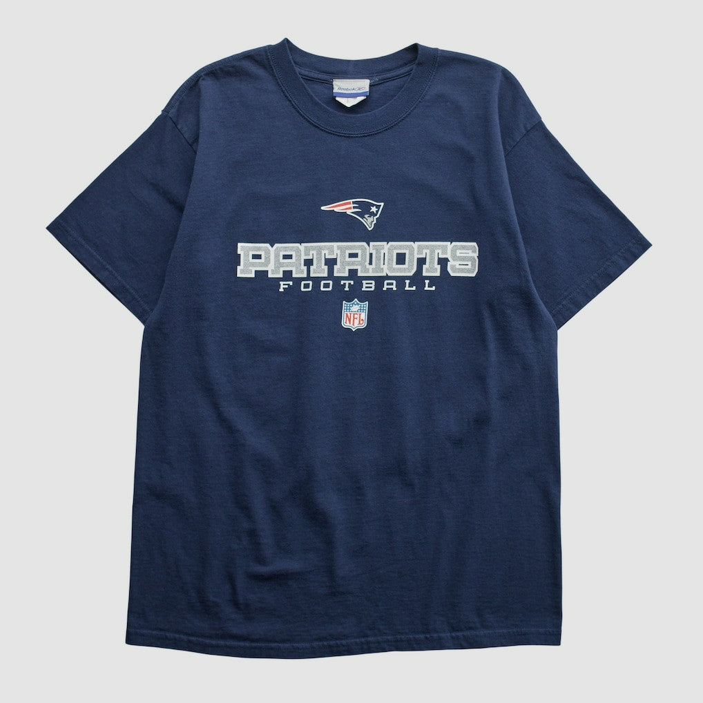 New England Patriots Reebok 2000s T-shirt - Navy Vintage sale