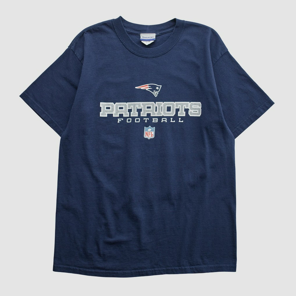 New England Patriots Reebok 2000s T-shirt - Navy Vintage sale