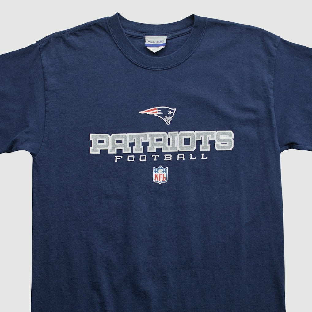 New England Patriots Reebok 2000s T-shirt - Navy Vintage sale