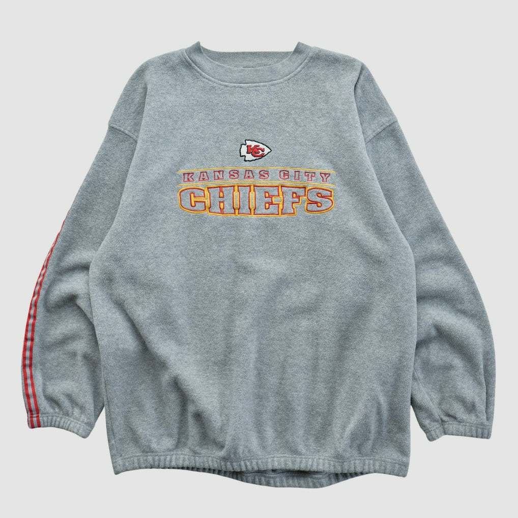 Kansas City Chiefs Active 2000s Pullover Sweatshirt - Gray Vintage outlet