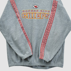 Kansas City Chiefs Active 2000s Pullover Sweatshirt - Gray Vintage outlet