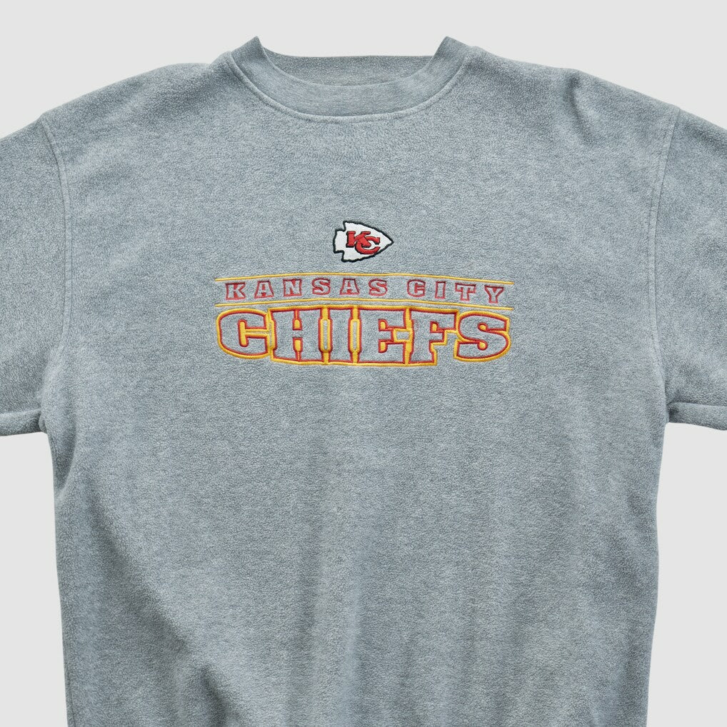 Kansas City Chiefs Active 2000s Pullover Sweatshirt - Gray Vintage outlet